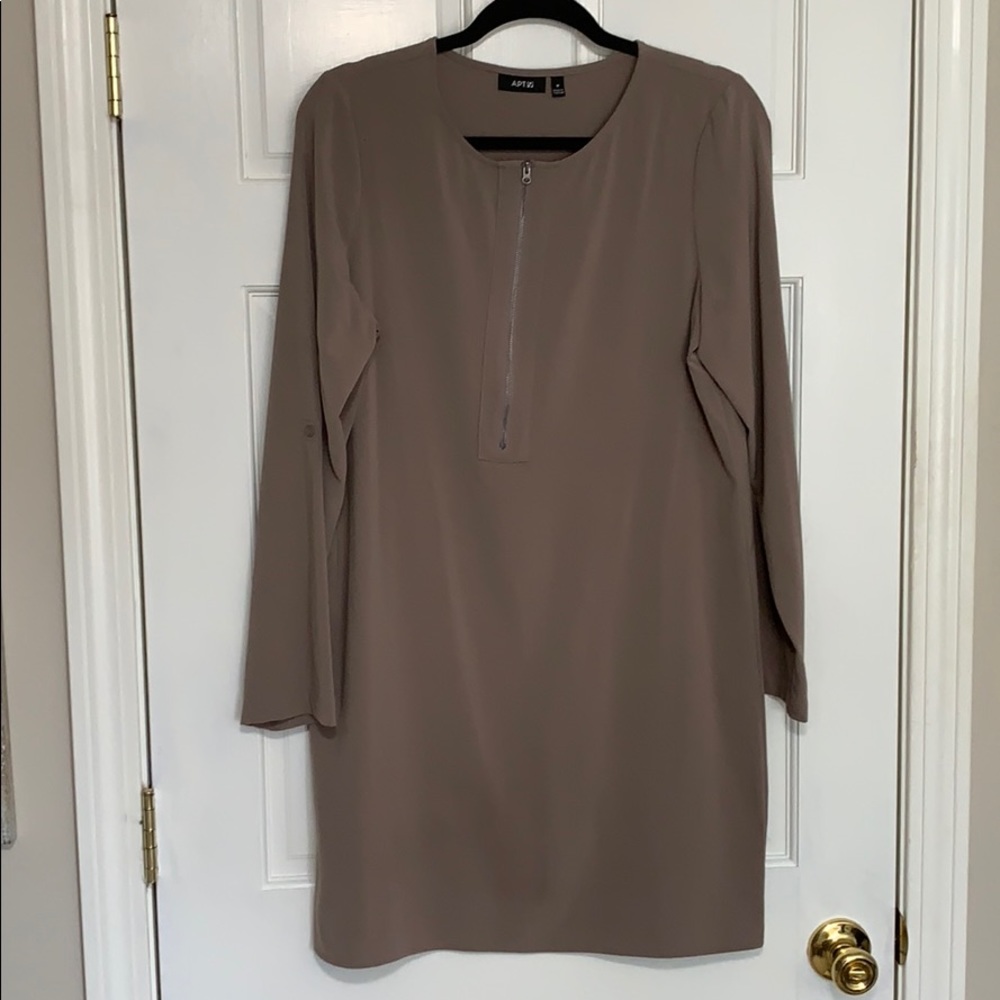 Taupe Shift Dress